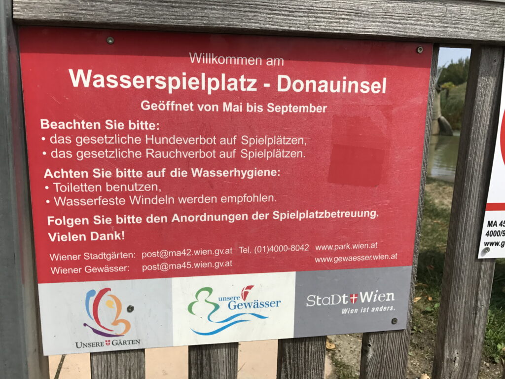 Wasserspielplatz Donauinsel